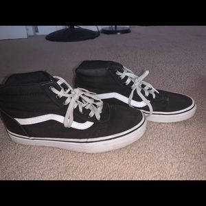 Black high top vans